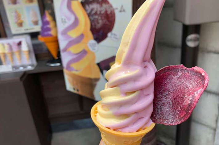 小江戸横丁のソフトクリーム